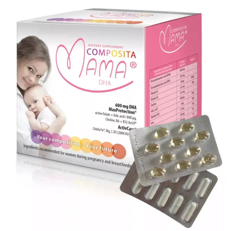 Composita Mama DHA, 30+30 capsule ESTABLO PHARMA — preț și oferte