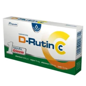 Oleofarm D-Rutin CC, 30 caps. - supliment alimentar cu vitamina C și D
