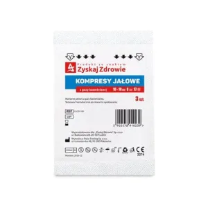 HEALTH Tampoane de tifon, sterile 10x10cm, 3 buc