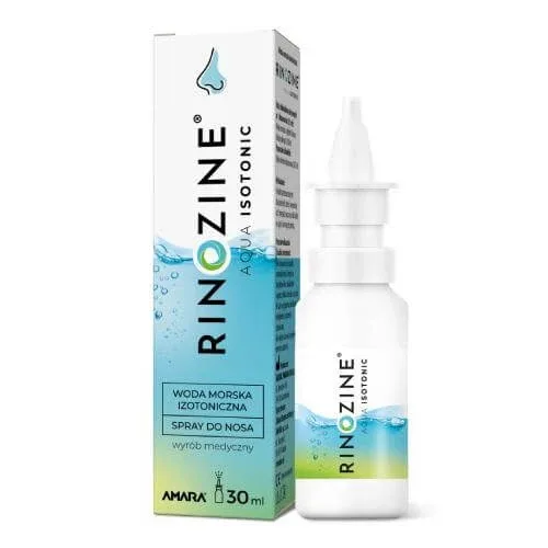 Rinozine Aqua Spray nazal izotonic cu apă de mare, 30 ml Amara — preț și oferte