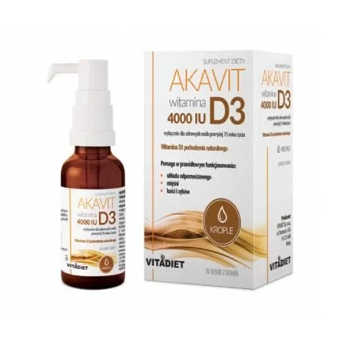 VITADIET Akavit Vitamina D3 4000 UI, 29.4 ml — preț și oferte