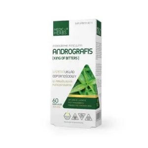 Medica Herbs Andrographis (Regele bitterilor), 60 capsule