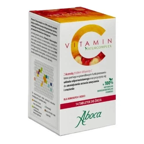 Aboca Vitamina C Naturcomplex, 14 comprimate masticabile — preț și oferte