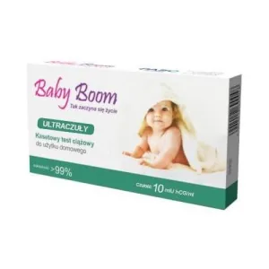 Baby Boom Test de sarcină cu casetă ultra-sensibilă, 1 buc