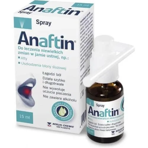 Anaftin Spray Aftos - 15 ml BERLIN CHEMIE — preț și oferte