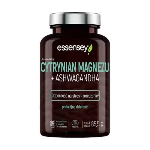 Essensey Citrat de magneziu + Ashwagandha, 90 caps — preț și oferte