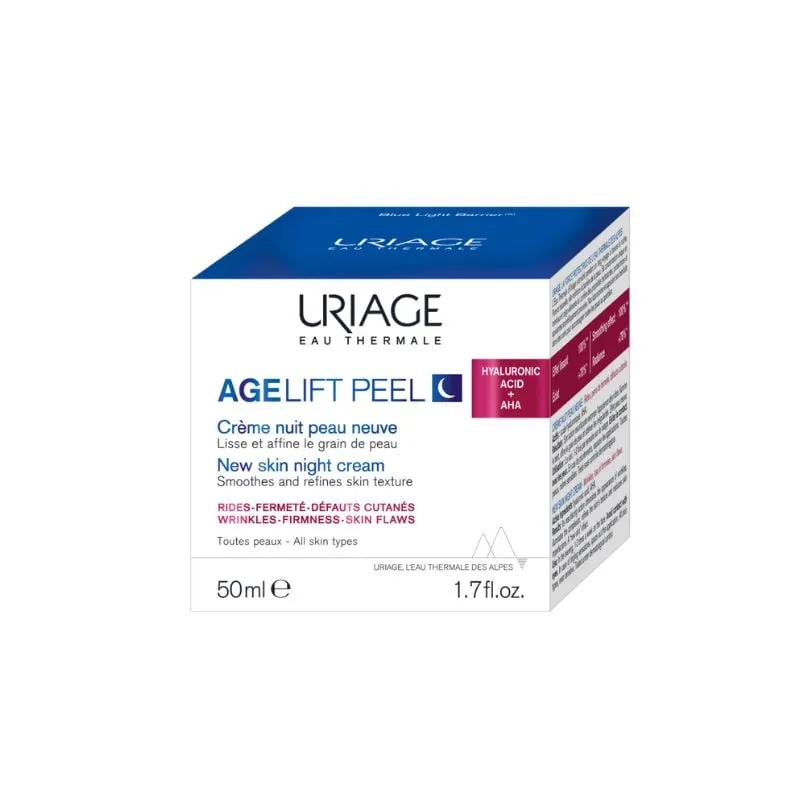 Crema de noapte cu efect peeling,  Age Lift, 50 ml, Uriage — preț și oferte