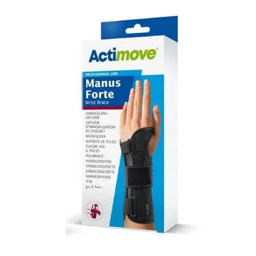 Actimove Professional Line Apărătoare pentru încheietura mâinii mărimea S/M (stânga) negru, 1 buc — preț și oferte