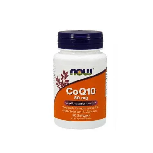 NOW Foods CoQ10 50 mg cu seleniu și vitamina E, 50kaps — preț și oferte