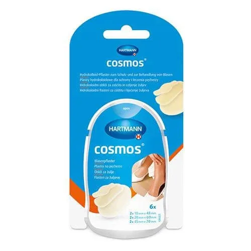 Cosmos Plasturi blister 3 dimensiuni, 6 bucăți HARTMANN — preț și oferte