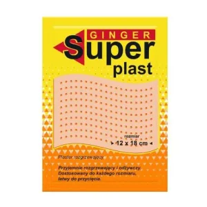 Ginger Super Patch Tencuială de încălzire 12 x 18 cm, 1 buc