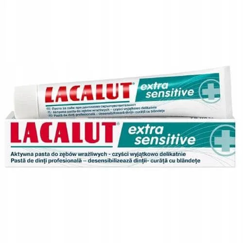 LACALUT Pastă de dinți EXTRA SENSITIVĂ - 75ml — preț și oferte