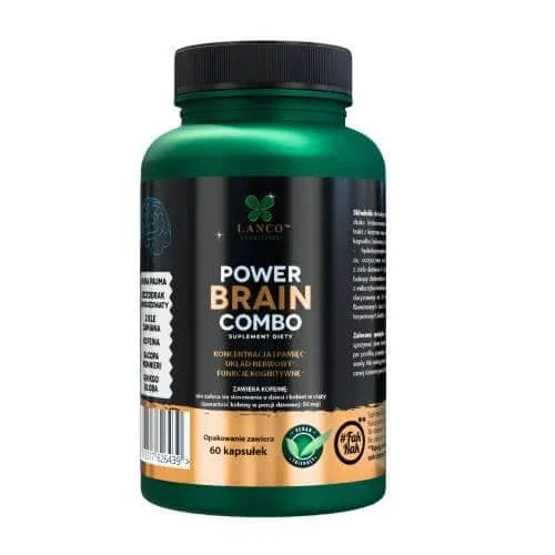 Lanco Nutritions Power Brain Combo, 60 capsule — preț și oferte