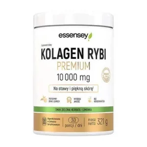 Essensey Colagen de pește Premium aromă de ceai verde-lime, 321 g