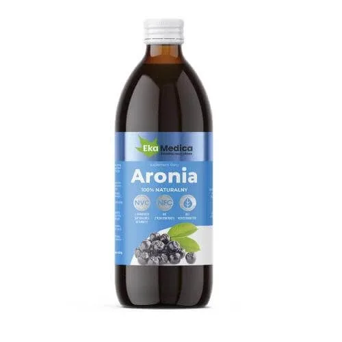 EkaMedica Suc de aronia NFC 100%, 500ml — preț și oferte