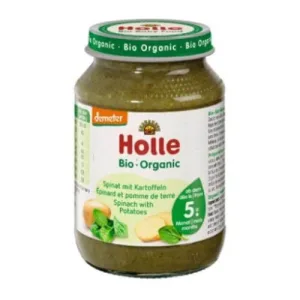 HOLLE Bio Organic Baby dish Spanac- cartofi 5m+, 190g