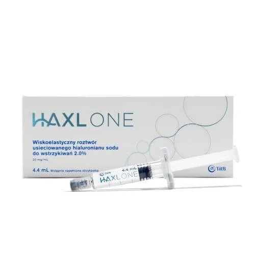 Haxl One Soluție injectabilă vâscoelastică de hialuronat de sodiu reticulat 2%, 4,4 ml TRB Chemedica — preț și oferte