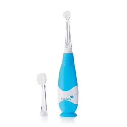 BRUSH-BABY BabySonic Pro periuță de dinți sonică pentru copii (0-3 ani) albastru, 1 buc. — preț și oferte