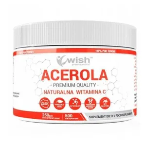 WISH Pharmaceutical Acerola vitamina C naturală, 250 g