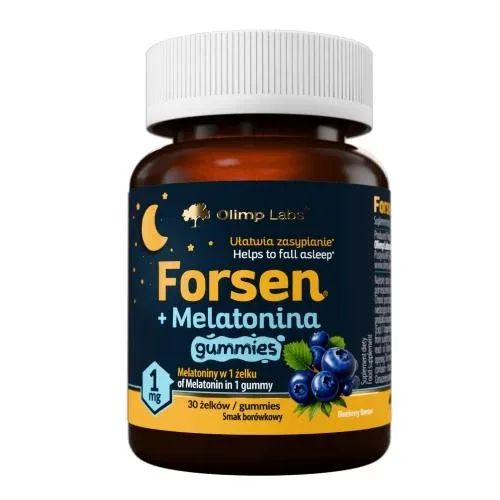Olimp Forsen + Melatonin 1 mg jeleu, aromă de afine, 30 buc Olimp Labs — preț și oferte