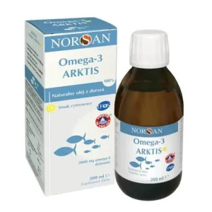 NORSAN Omega-3 Arktis Ulei natural de cod, 200ml