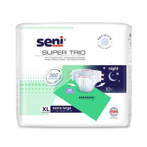 SENI SUPER TRIO XL scutece pentru adulți, 10 buc — preț și oferte