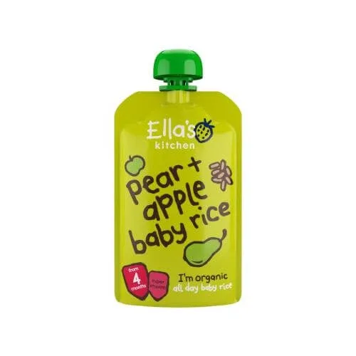 Ella's Kitchen BIO Baby orez cu pere și mere, 120g — preț și oferte