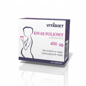 VITADIET Acid folic 400 μg, 90 comprimate