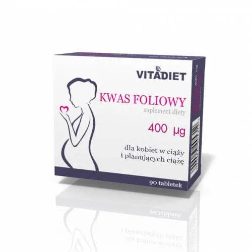 VITADIET Acid folic 400 μg, 90 comprimate — preț și oferte