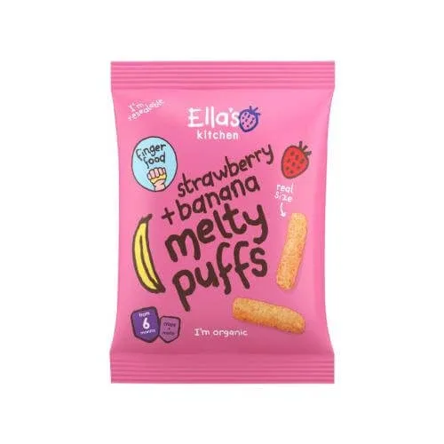 Ella's Kitchen BIO Căpșuni și banane crocante, 20g — preț și oferte