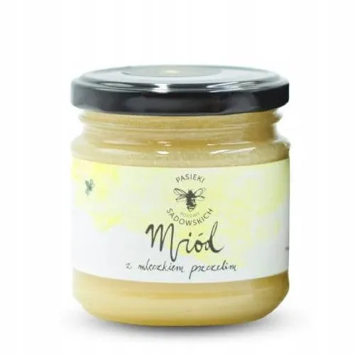 PASIEKI RAZINY SADOWSKICH Miere cu jeleu regal, 240g Pasieki Rodziny Sadowskich — preț și oferte