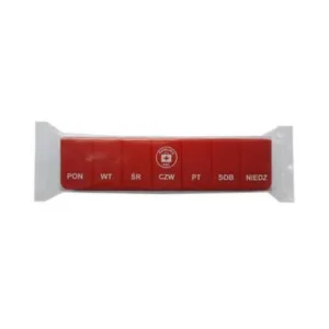 ABC trusă de prim ajutor Caz săptămânal de pastile, 1 moment al zilei, roșu, 1pc