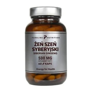 Pureline Nutrition Ginseng siberian 500 mg, 60 capsule