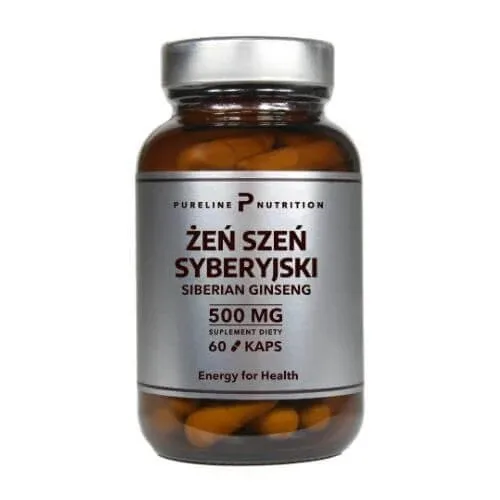 Pureline Nutrition Ginseng siberian 500 mg, 60 capsule Medfuture — preț și oferte