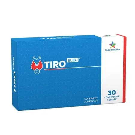 Tiro Bleu 30 comprimate Bleu Pharma – Supliment pentru Tiroida — preț și oferte