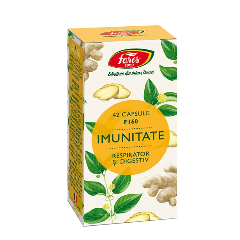 Imunitate, Respirator si Digestiv, 42 caps, FARES — preț și oferte