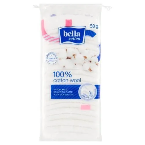 Vată de bumbac BELLA - 50g TZMO-Polonia — preț și oferte