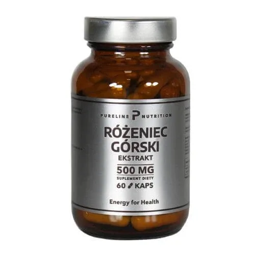 Pureline Nutrition Rhodiola rosea extract 500mg, 60 capsule Medfuture — preț și oferte