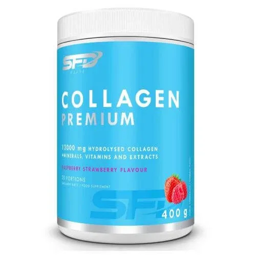 SFD Colagen Premium Colagen cu aromă de căpșuni și zmeură, 800 g — preț și oferte