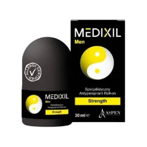 Medixil Men Strength Specialist roll-on antiperspirant, 30 ml