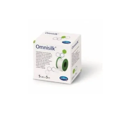 OMNISILK Adeziv de mătase 5cm x 5m, 1 buc HARTMANN — preț și oferte