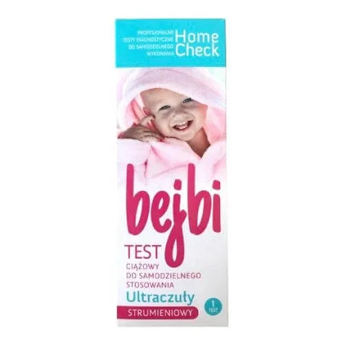 Home Check Bejbi Test de sarcină în flux ultrasensibil, 1 buc — preț și oferte