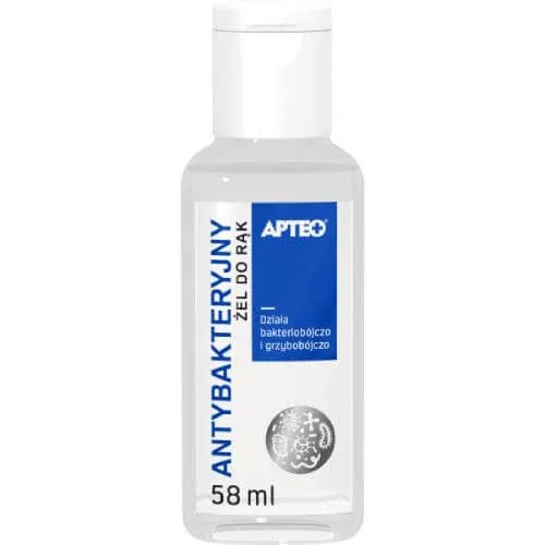 Gel de mâini antibacterian APTEO, 58ml Synoptis — preț și oferte