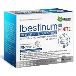 EkaMedica Ibestinum SR Forte Butirat de sodiu 1000 mg, 60 capsule