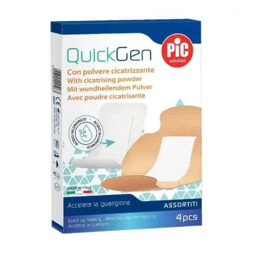 PIC QuickGen Acid hialuronic amestec de plasture de tifon, 4 buc Sirowa — preț și oferte