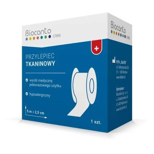 BIOCANTO Pânză adezivă 5m x 2.5cm, 1 buc — preț și oferte
