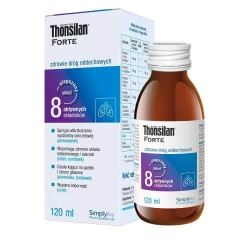 Thonsilan Forte sirop, 120 ml Novascon — preț și oferte