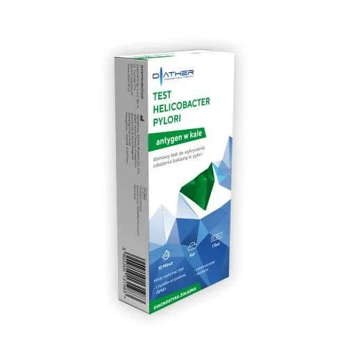 Testul cu casetă DIATHER Helicobacter Pylori — preț și oferte