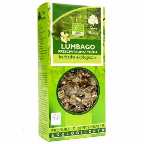 DARY NATURY Ceai recomandat pentru bolile reumatice LUMBAGO EKO, 50 g — preț și oferte