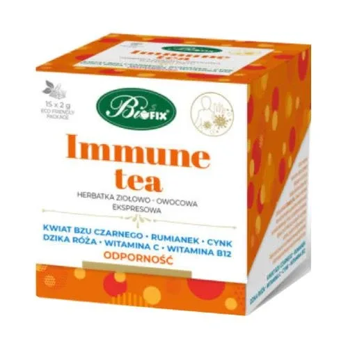 BiFix Immune Tea ceai de plante și fructe, 15x2g — preț și oferte